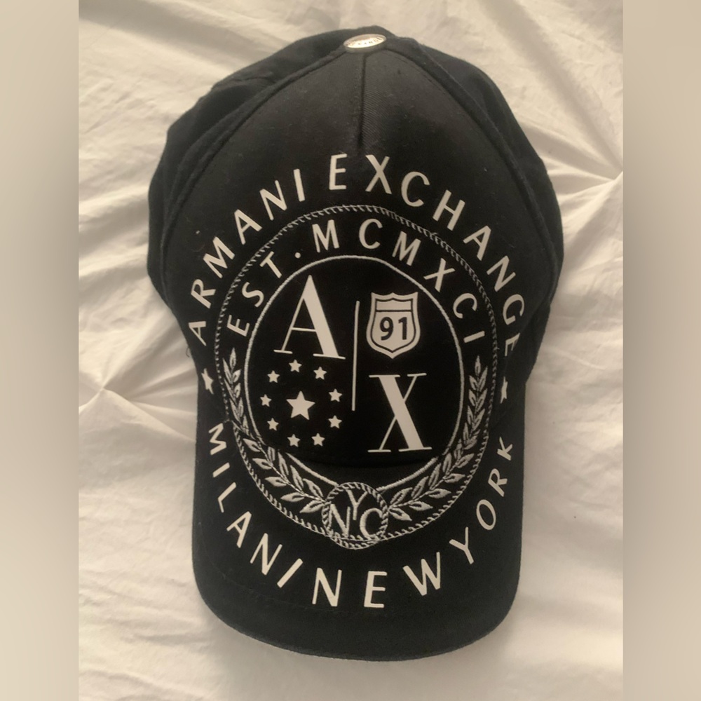 Armani Exchange Black Hat